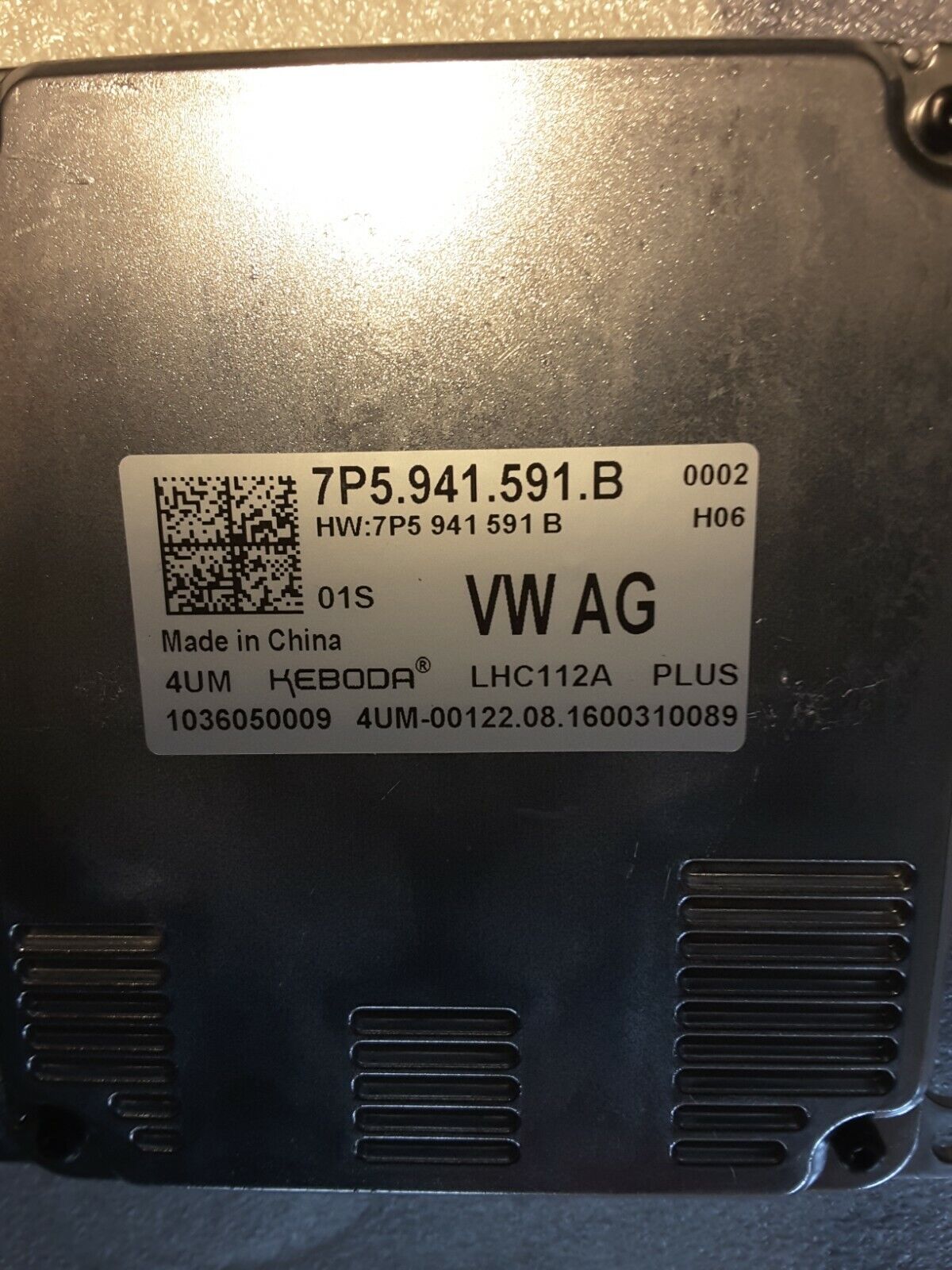 Vorschaltgerät Steuergerät Original VW Audi Skoda Seat LED 7P5941591B 1036050009 Neu