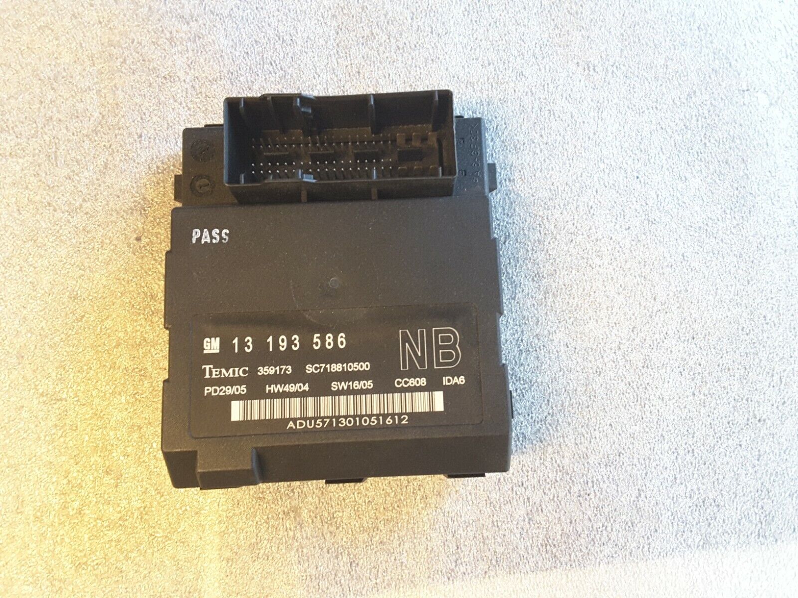 Karosseriesteuergerät Komfort Steuergerät Original Opel 13193586 6235459 Neu