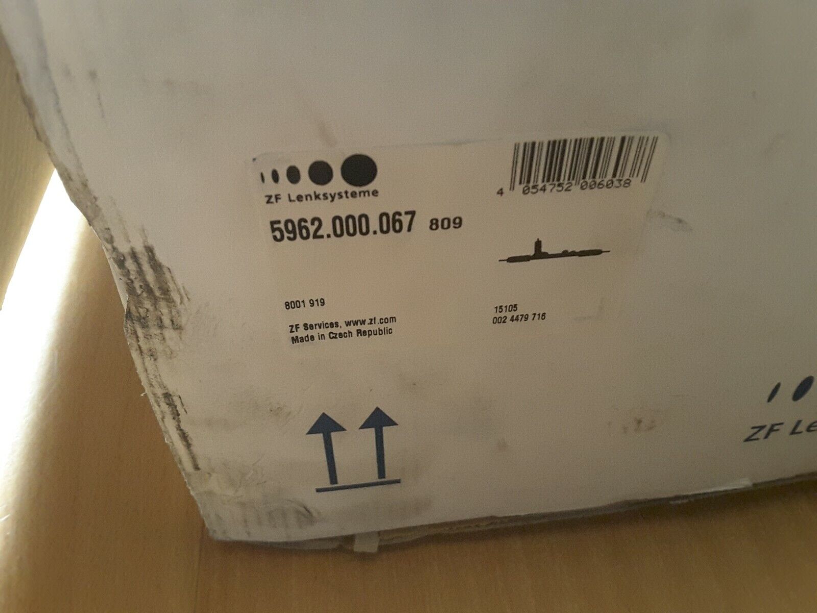 Dirección asistida Original ZF, PE9037 para PEUGEOT SW 307 3A, CC 3E, 3B, 3H Break 16V Nuevo.