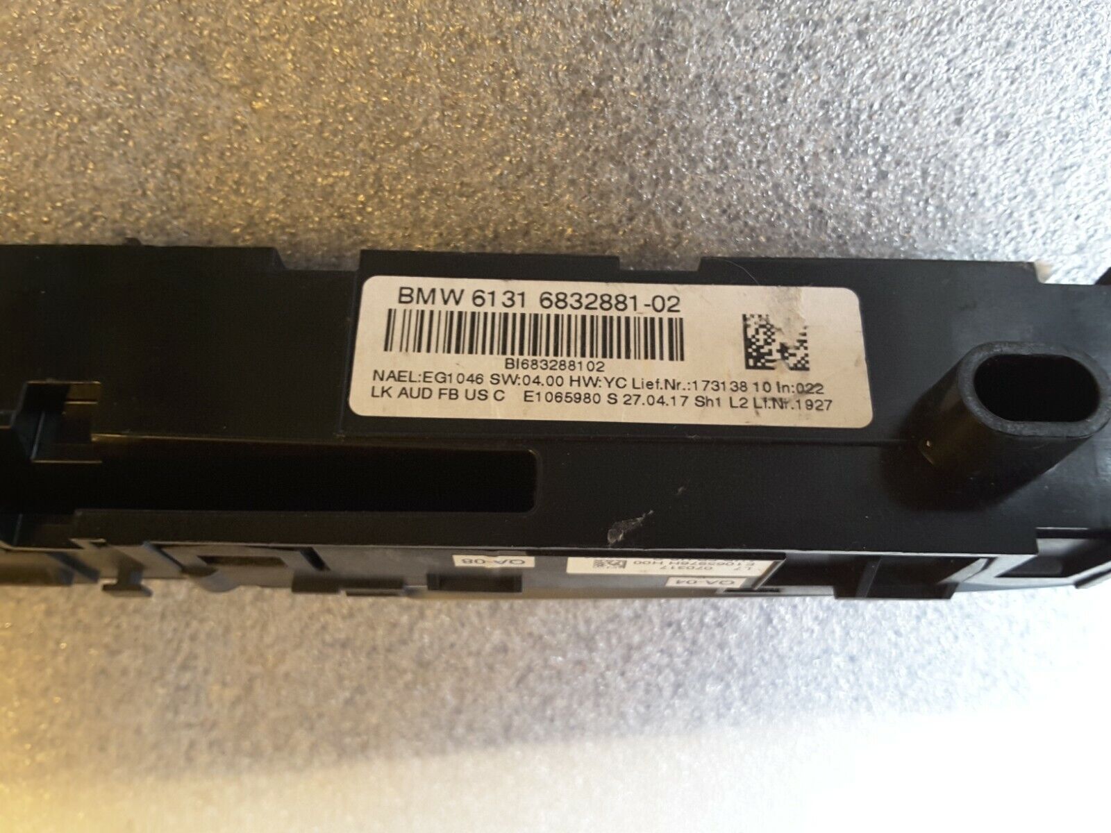 Unidad de control de audio FBM Original BMW Serie 1, Serie 3, Serie 4, 61316832881-02 Nuevo.