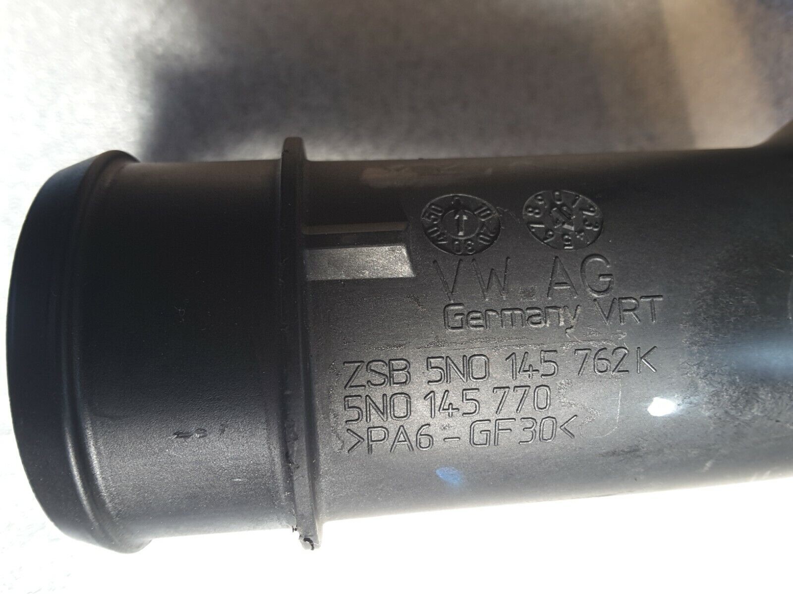 Tubo de presión con sensor 2.0 TDI para VW Tiguan 5N, Passat B6, Golf 6 VI, Audi A3 8P, TT.