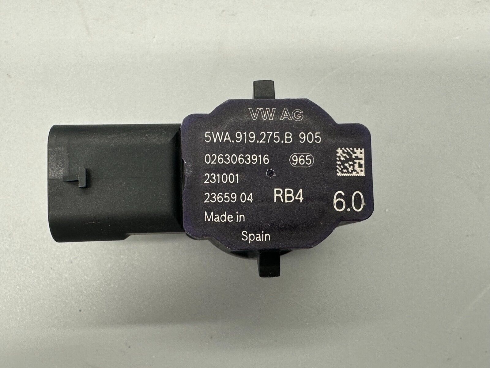 Sensor PDC de ayuda al aparcamiento original VW Audi SEAT SKODA 5WA919275B 905 imprimado