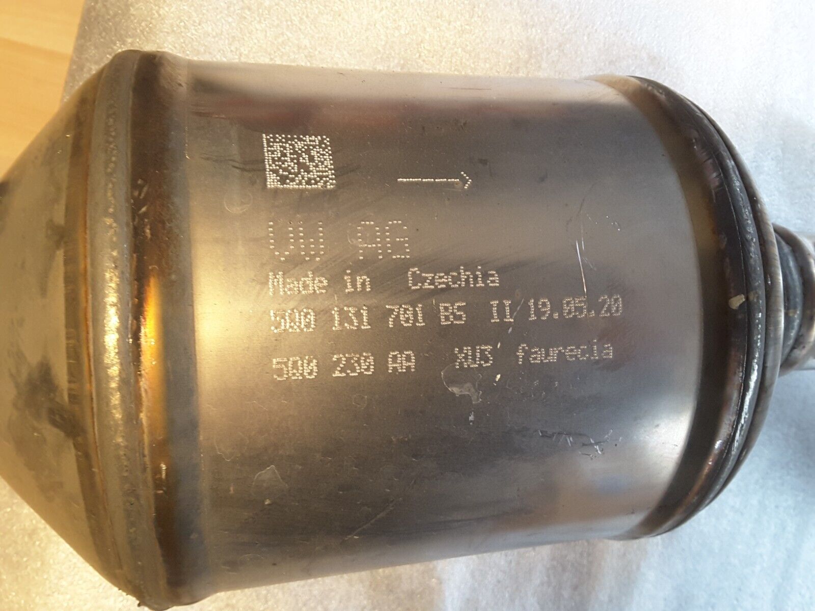 Catalizador Filtro de partículas VW Caddy 2K Facelift 2.0 TDI NOX con AdBlue.