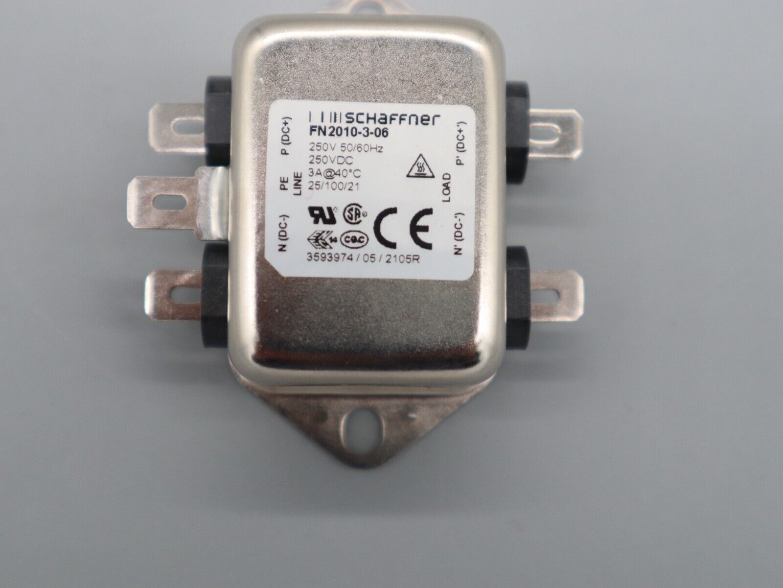 Schaffner Netzfilter FN2010-3-06 250V 22-5-6-9 Neu