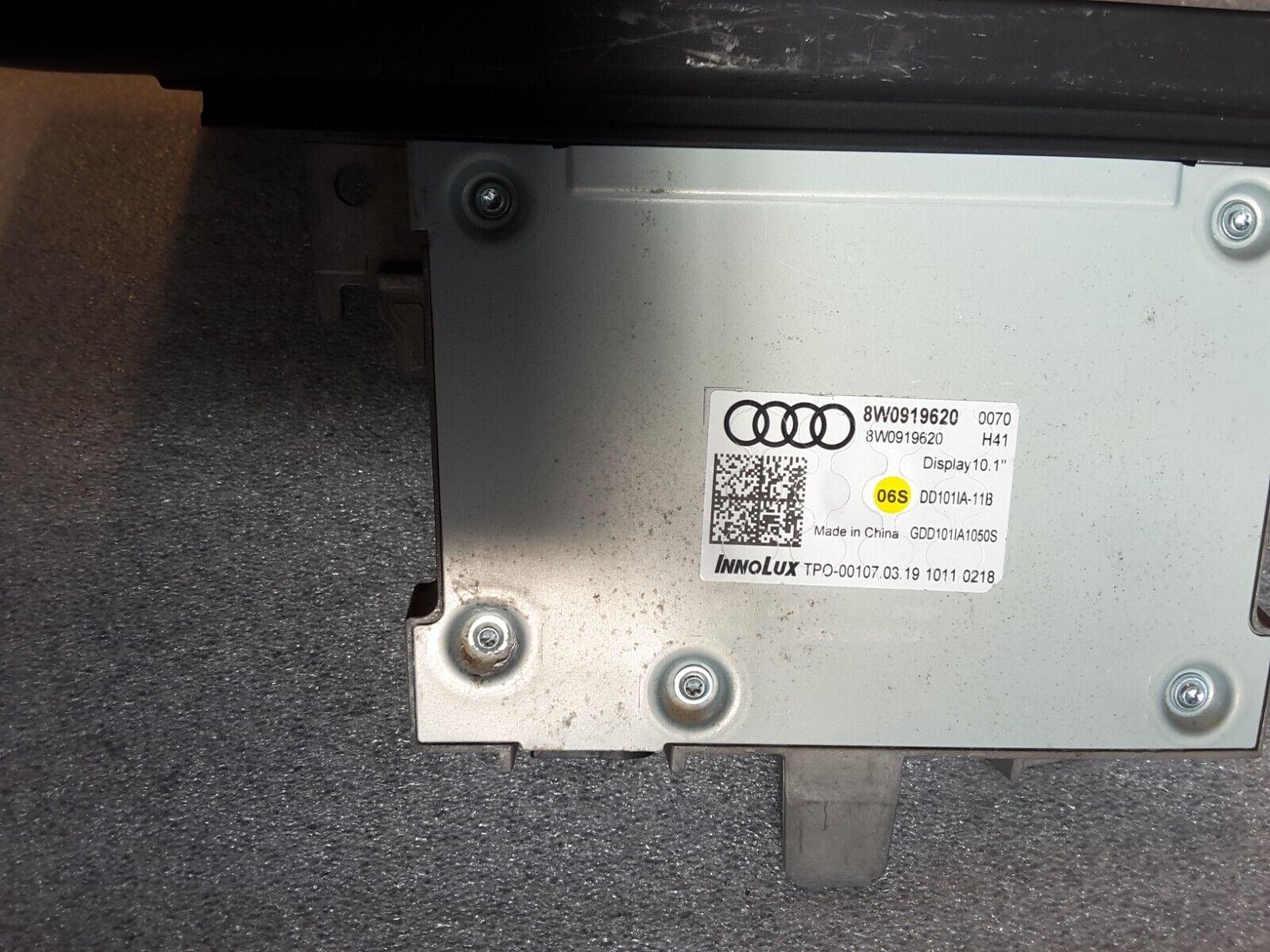 Monitor de pantalla de navegación original para AUDI A4, A5 MMI 8W0919620 #GL