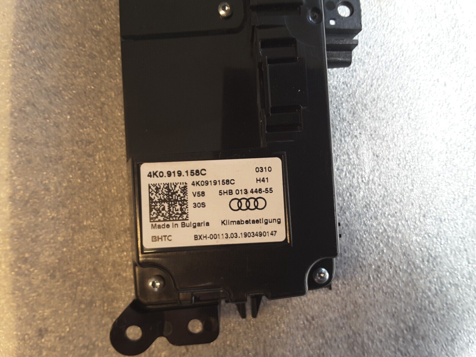 Unidad de control calefacción delantera interruptores original Audi Q8 RS Mk1 4k0919158C