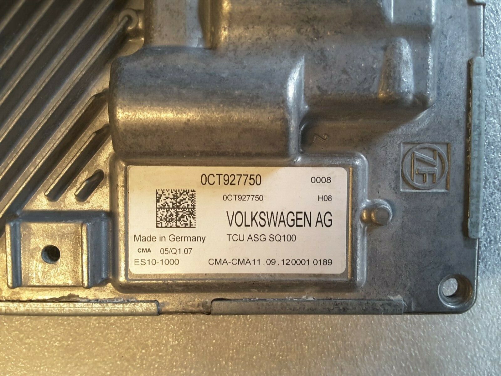 Módulo de transmisión VW UP Skoda Citigo Seat Mii TCU ASG SQ100, OCT927750 NUEVO.