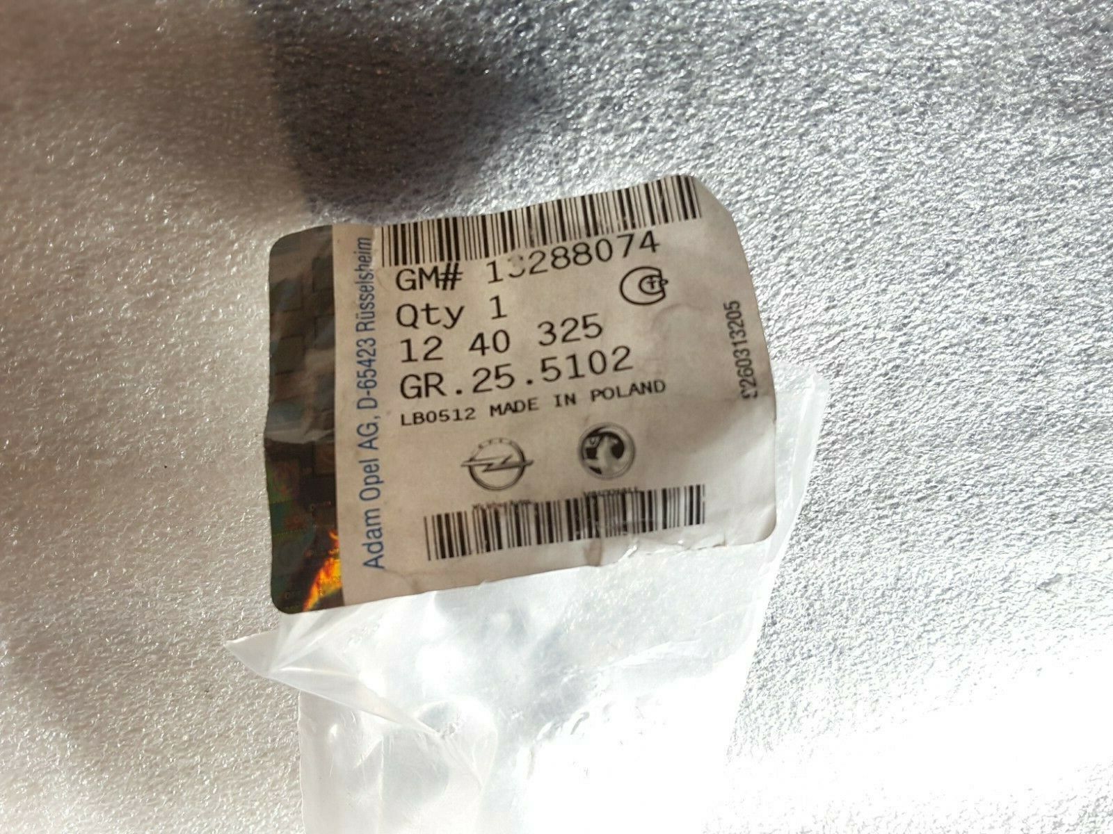 Consola de Interruptores ESP y Sensor de Presión de Neumáticos Original Opel Meriva B Interruptor 13288074 NUEVO