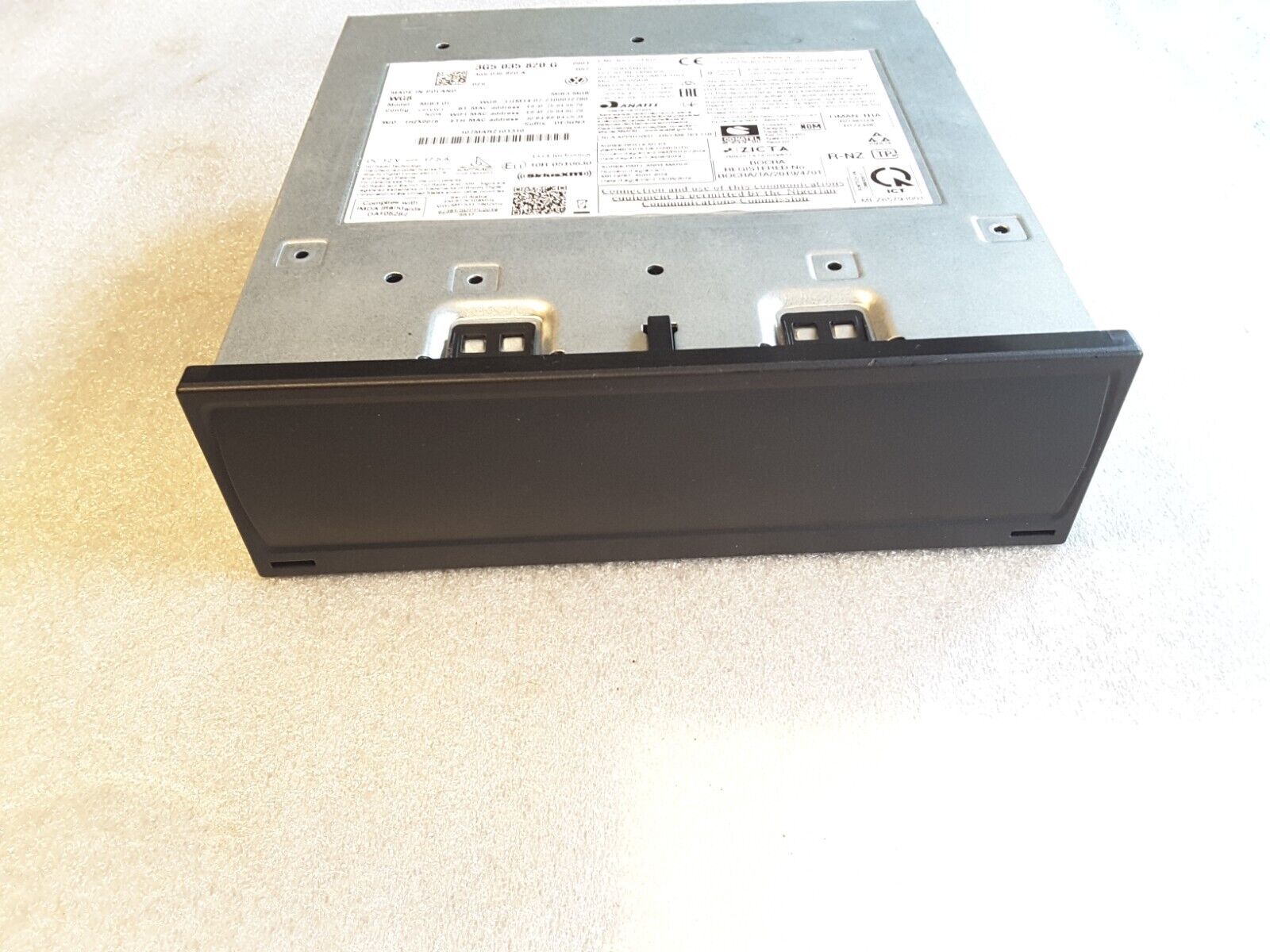 Unidad de control de navegación original Audi A4, S4, 8W, B9, para Radio Media 8W0919614 S