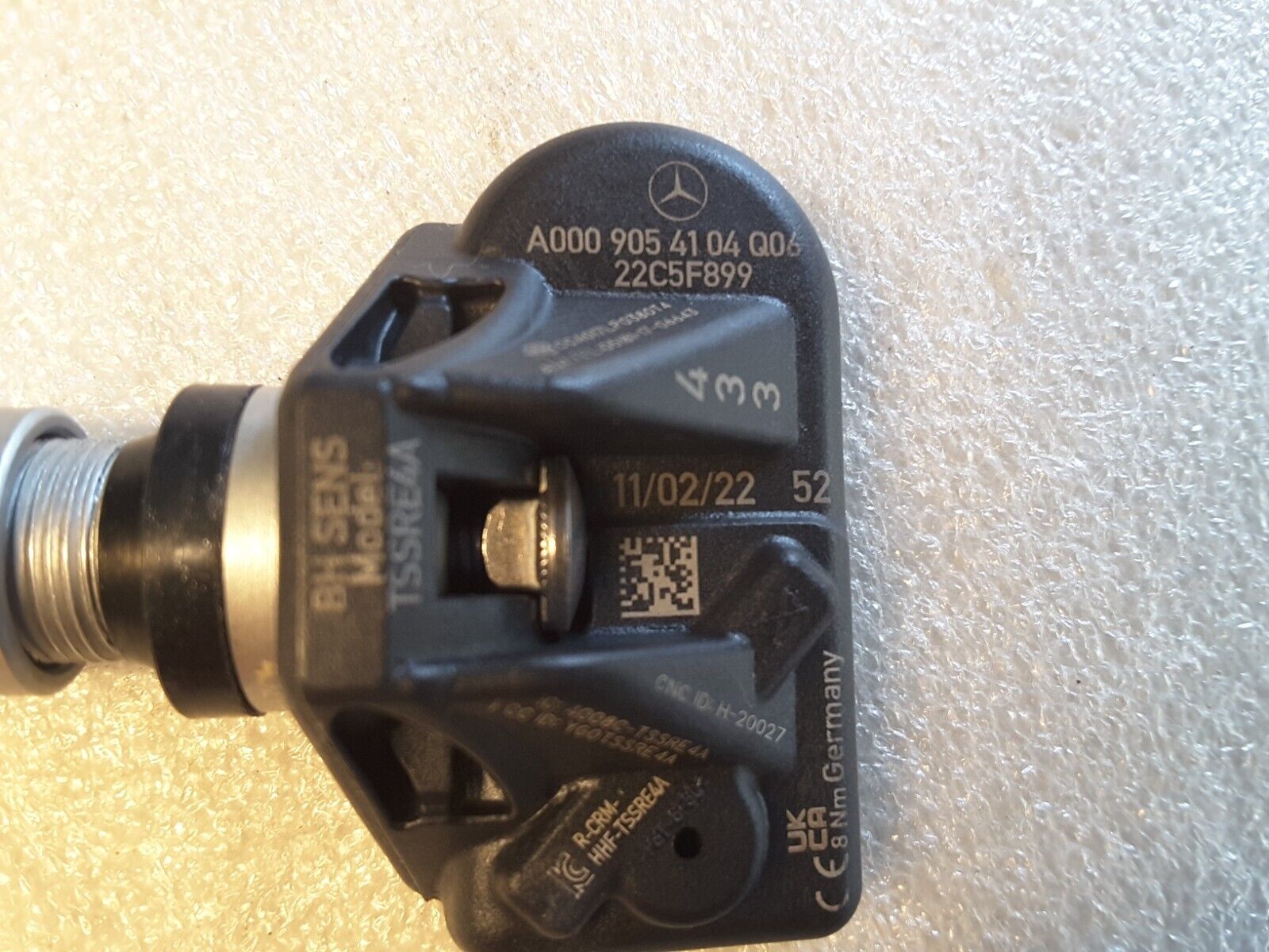 Control de presión de neumáticos original Mercedes W213, W177, W167, W247, W257 RDK A0009054104