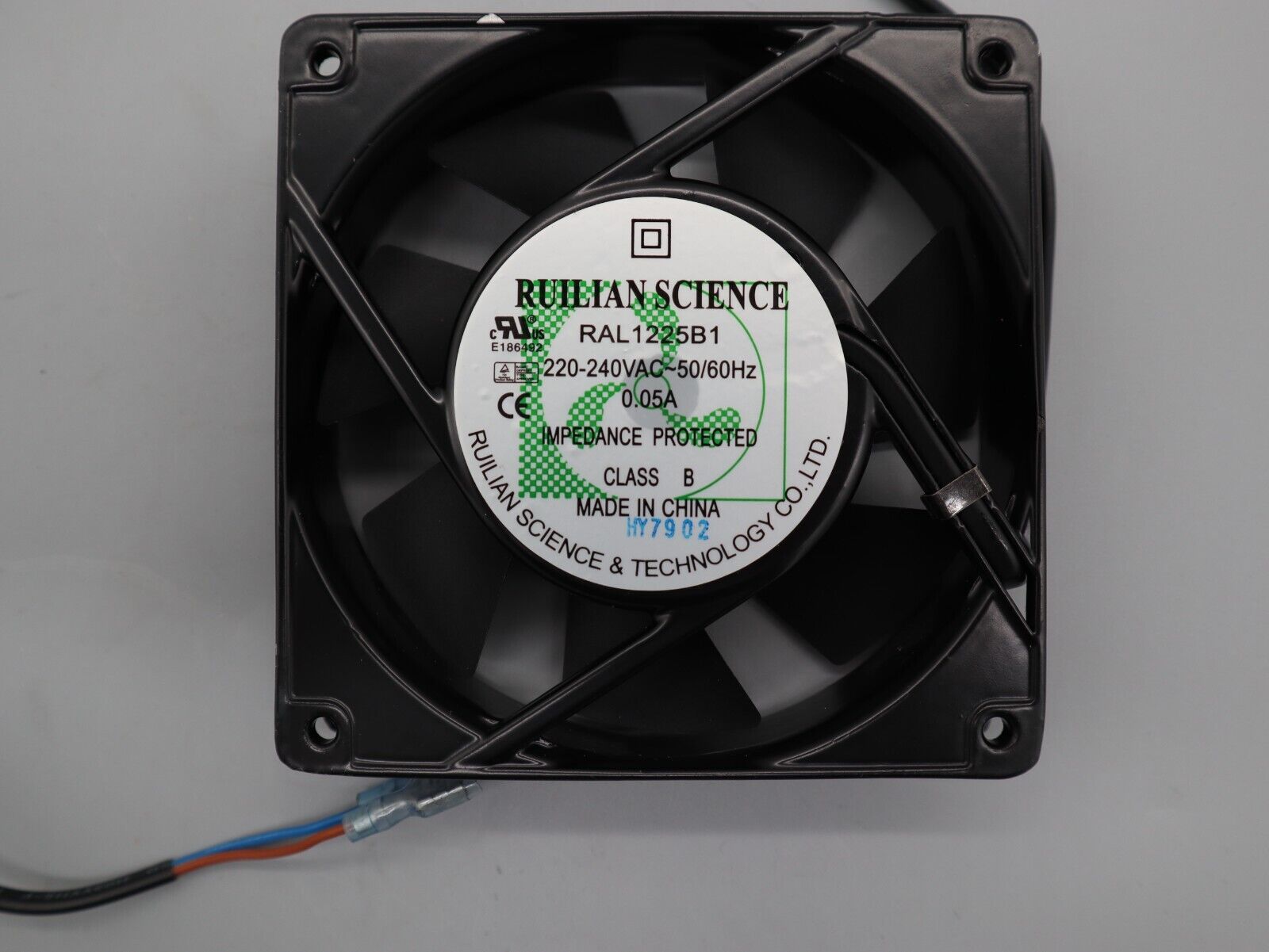 Ruilian Science Fans AC-Lüfter RAL 1225B1 axial 220-240 VAC 0.05A NEU