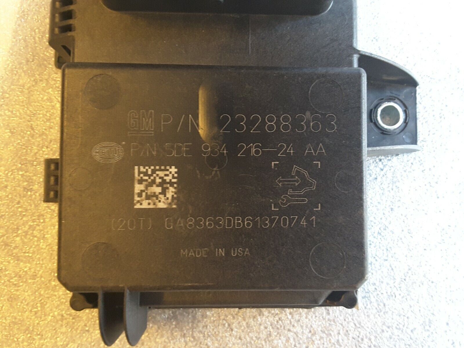 Unidad de control de inyección de combustible Original GM Opel, Chevrolet 23288363 Nuevo