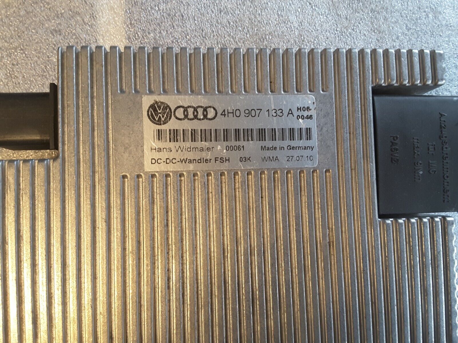 Steuergerät beheizbare Frontscheibe Original Audi A8 S8 4H D4 4H0907133A NEU