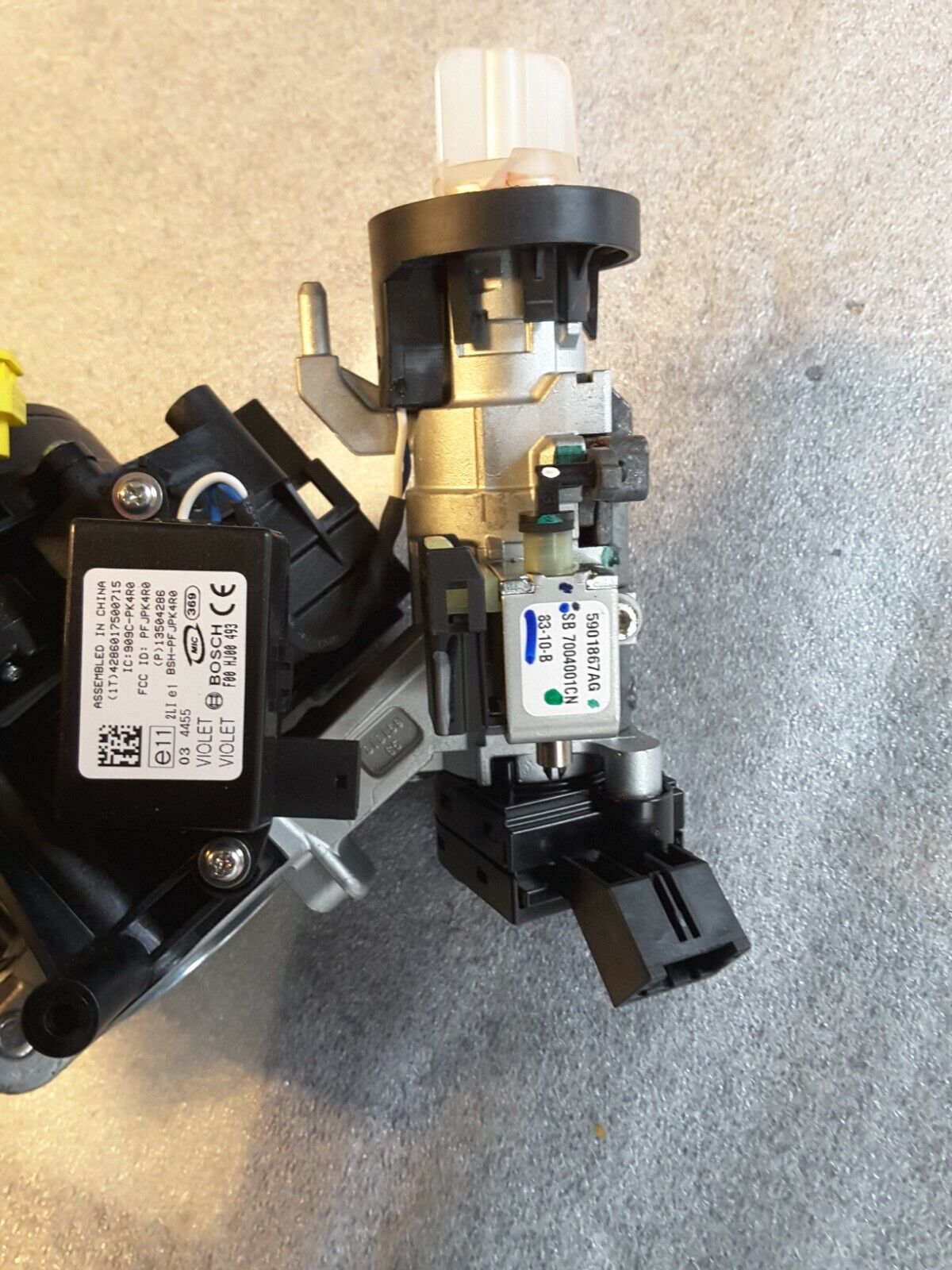 Unidad de control del módulo de columna de dirección completa con anillo de rozamiento 20964879, 13500980 Opel Nuevo