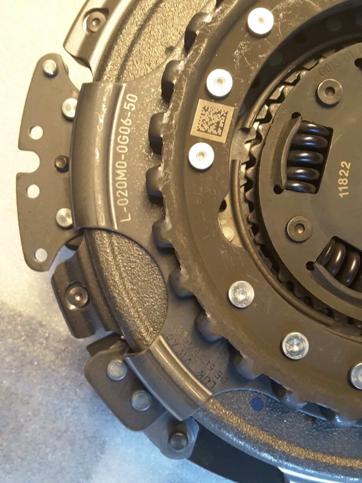 Kit de embrague 0AM141017CE Original VW Caddy, Golf, Touran Nuevo.