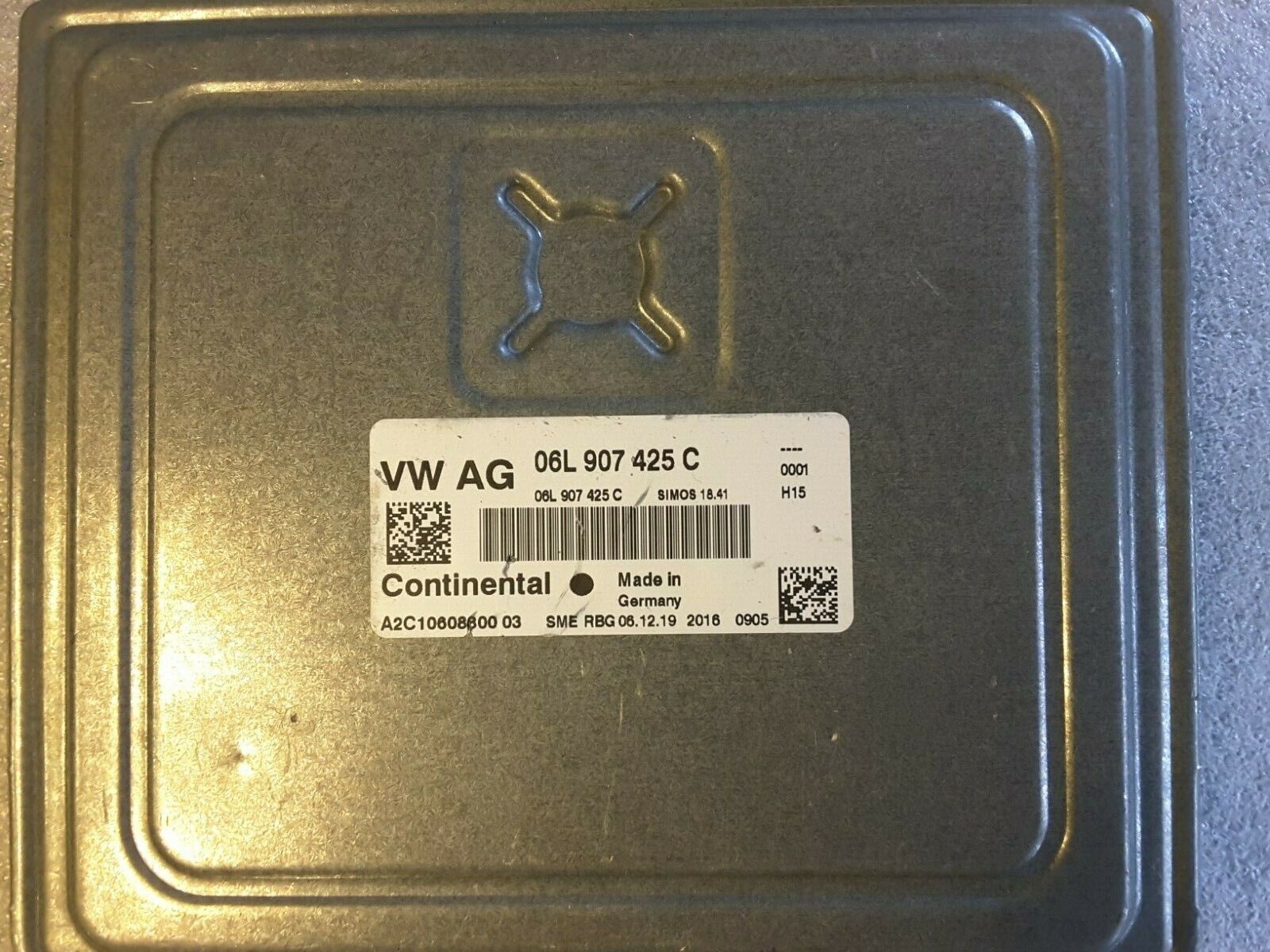 Unidad de control del motor Original VW, AUDI A4 B9 FY 2.0L Q5, 06L907425C Nuevo.