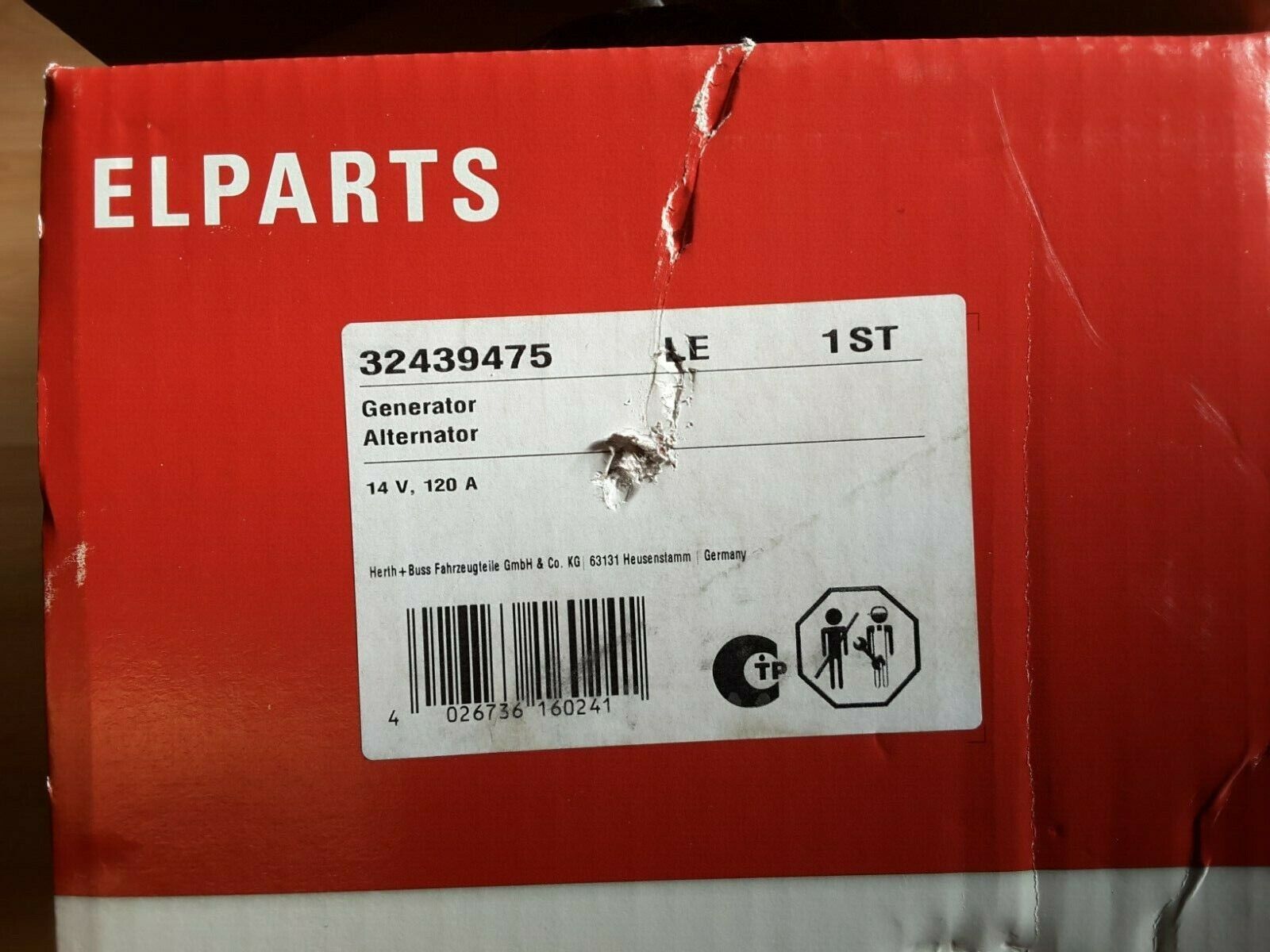 Alternador Original Audi VW 06L903018G Valeo 200A 14V con polea y correa en V Nuevo.