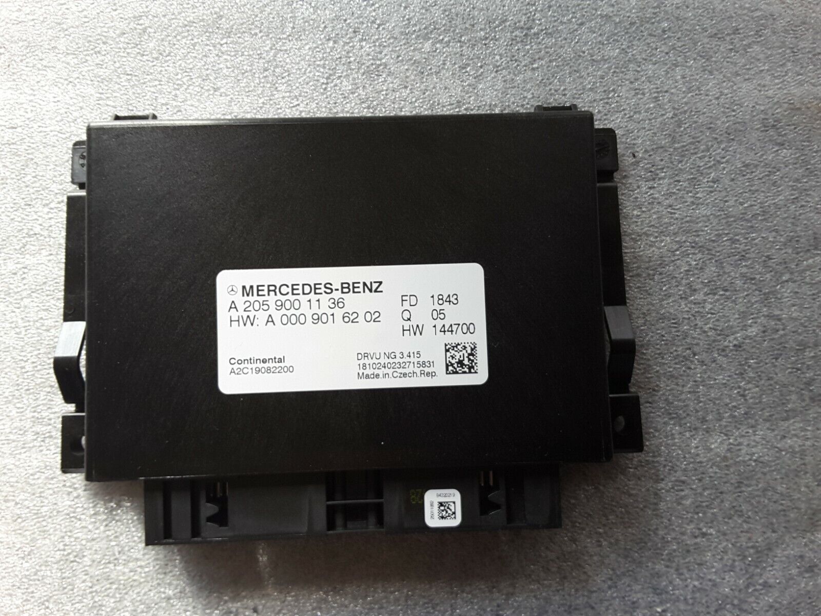 Getriebesteuergerät A2059001136, Original Mercedes W205 W213 W222, C/E/S NEU.