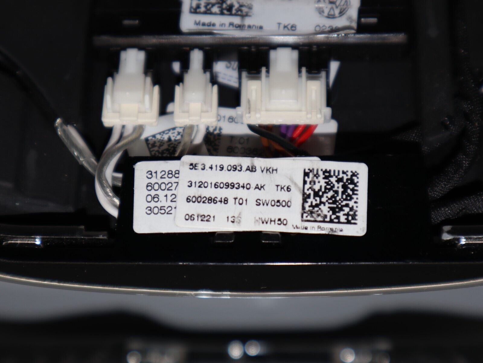 Volante multifunción de cuero Original Skoda Octavia IV 5E 5E3419093AB Nuevo.