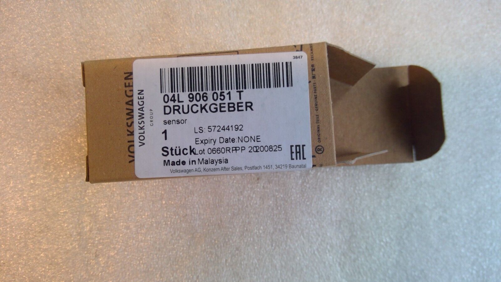 Sensor de presión original VW 04L906051AB 04L906051T AUDI SKODA SEAT Nuevo