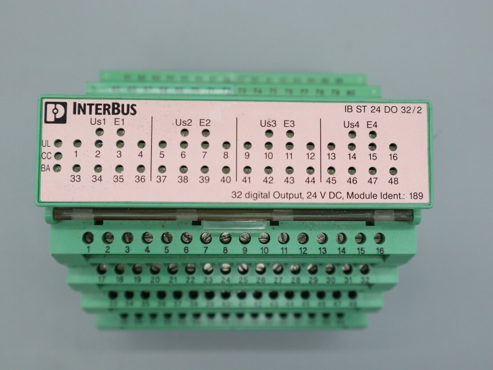 Phoenix Contact InterBus IB ST 24 Do 32/2 2754325 Modul Ident 189