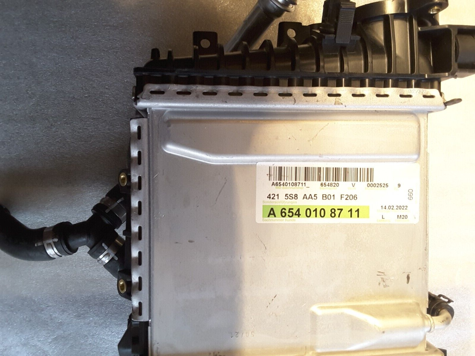 Intercooler Original Mercedes Clase E W213, S213 6540904601, A6540108711.