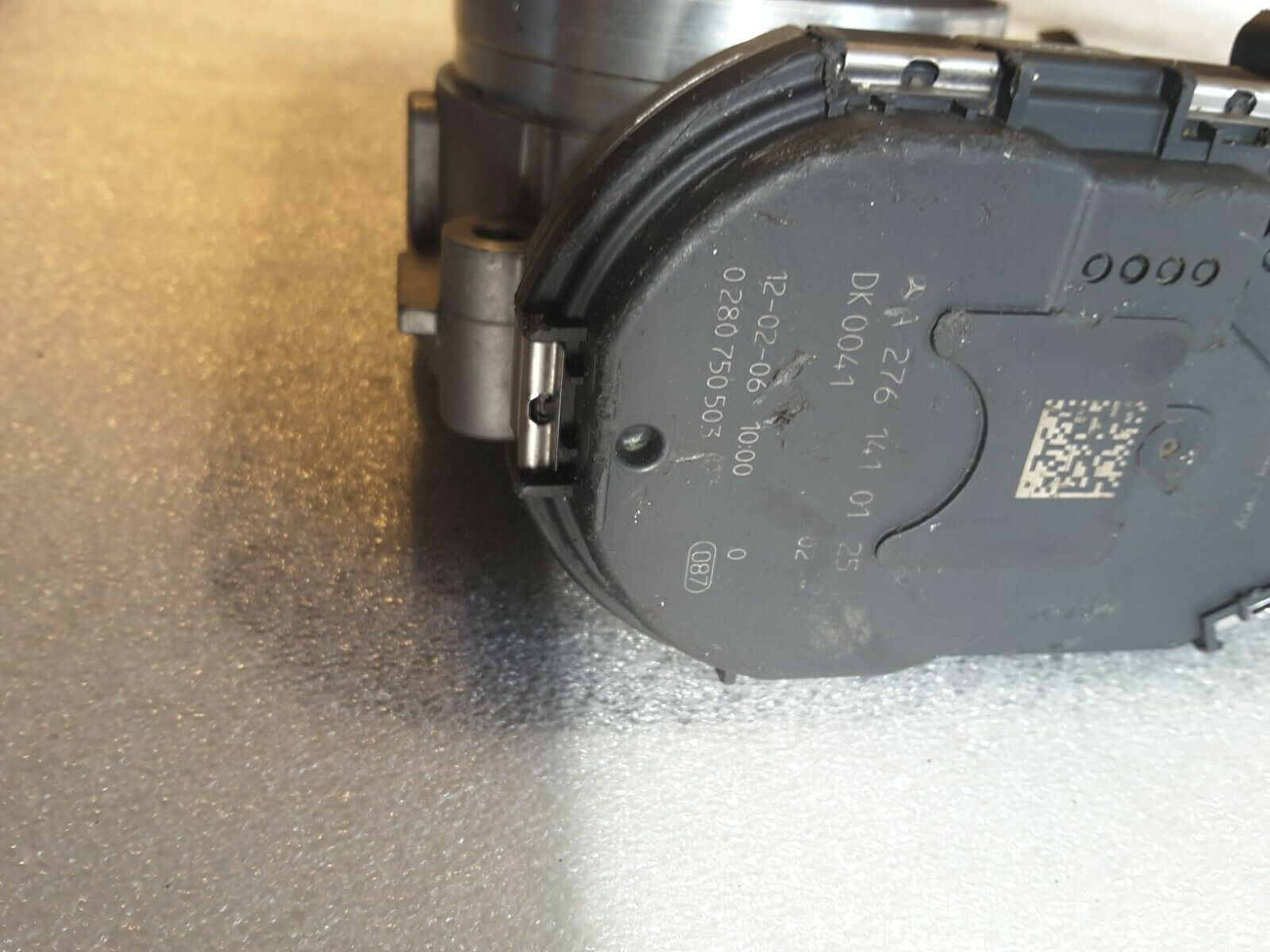 Válvula de mariposa Original Mercedes A2761410125 C350, E350, ML350 NUEVA.