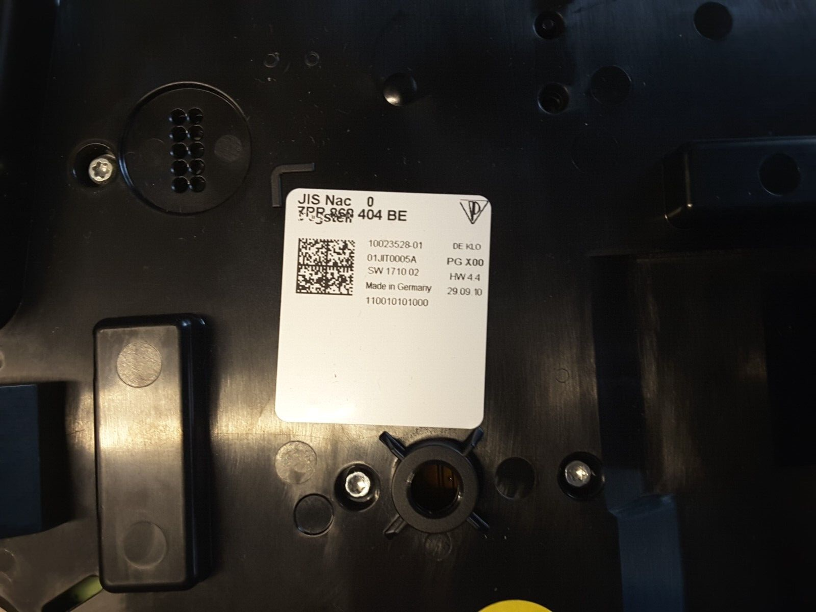 Unidad de control techo cúpula de luz original Porsche 7PP868404BE