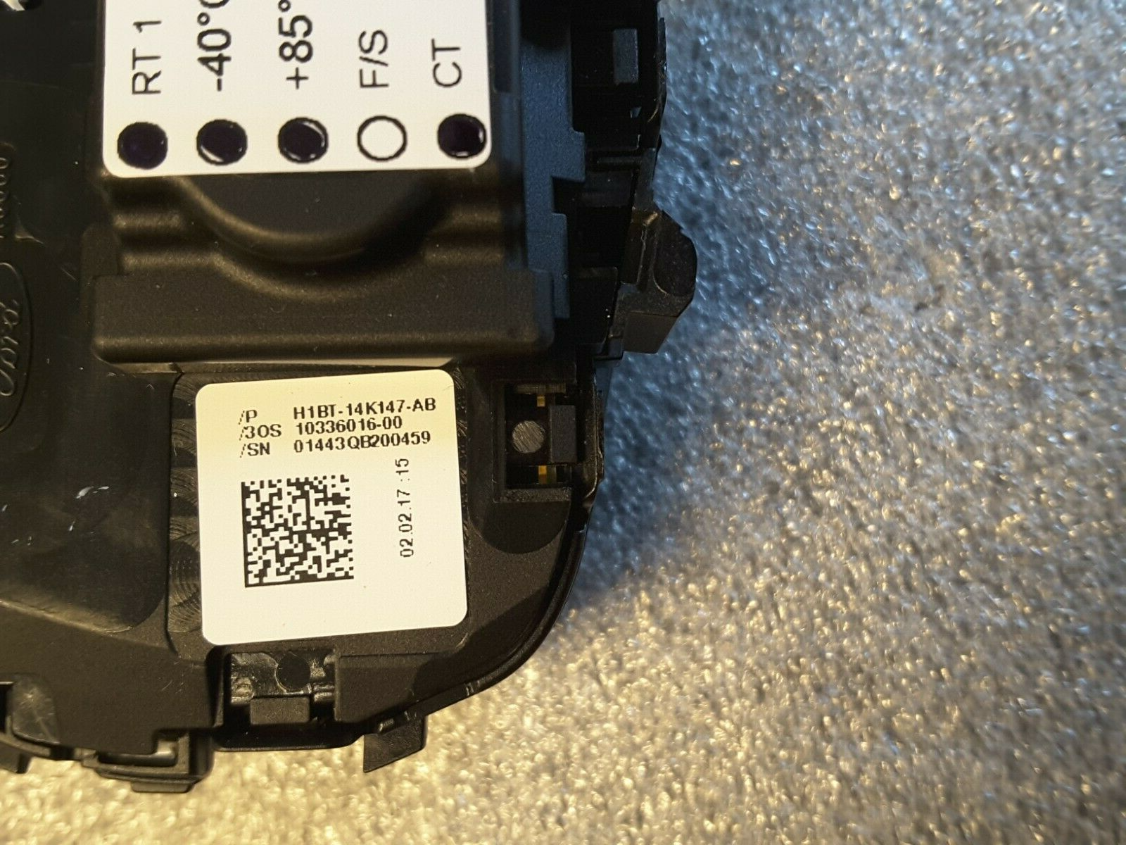 Botones multifunción para volante con ordenador de a bordo, H1BT-14K147-AB, Original Ford, Fiesta VII
