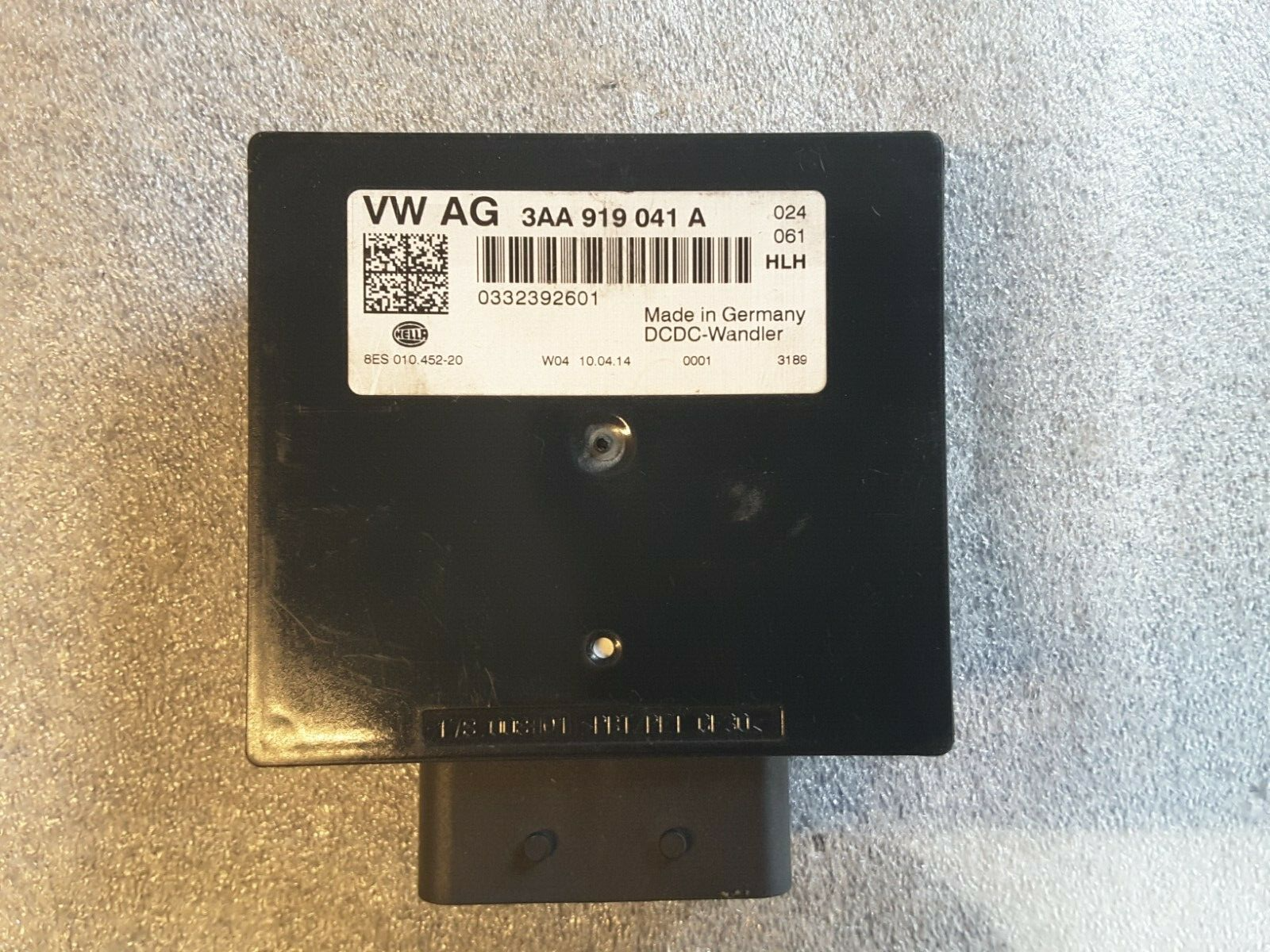 Spannungsstabilisator DC-DC Wandler Original VW, Seat, Skoda, 3AA919041A NEU