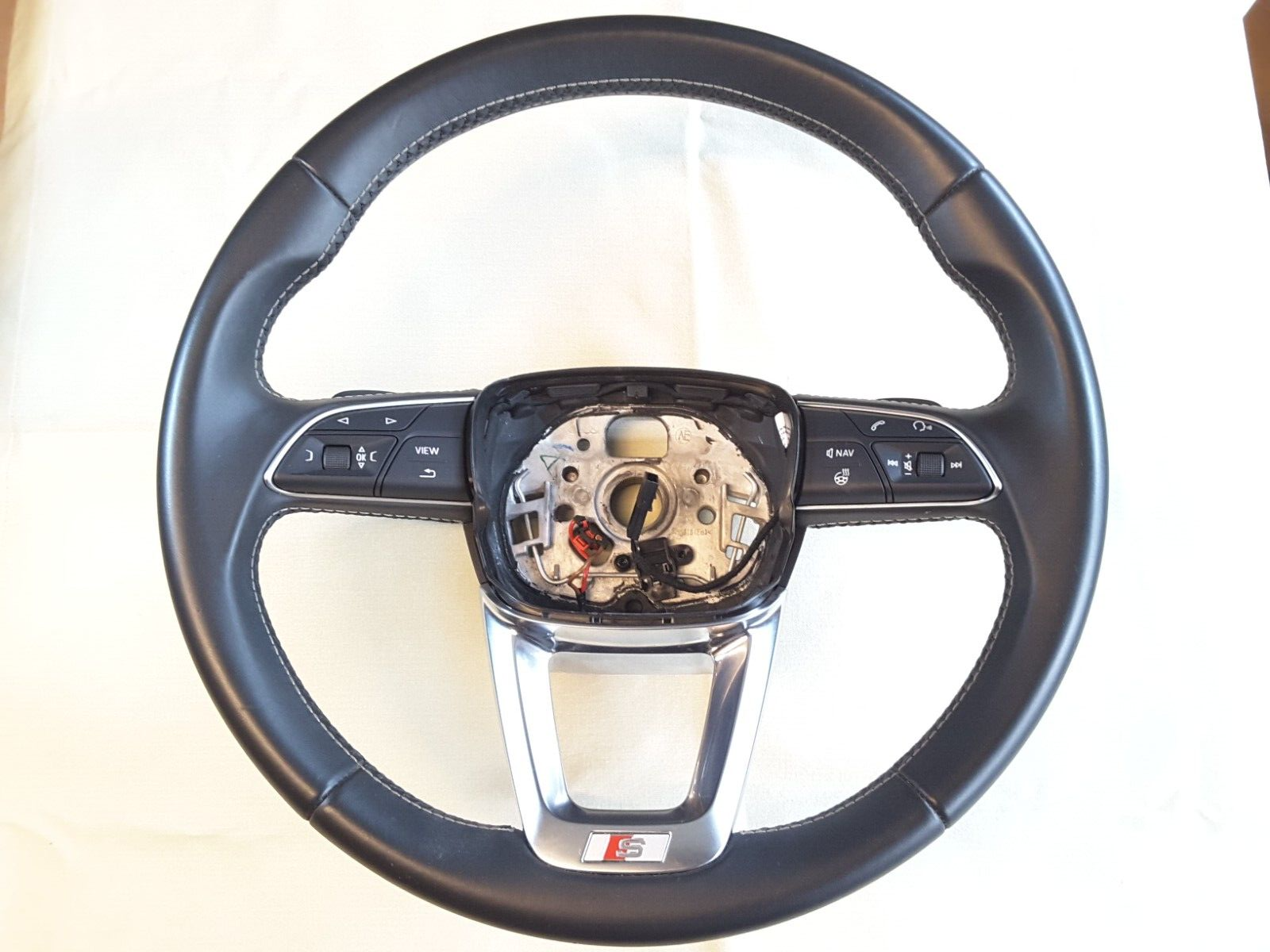Multifunktionslenkrad Sportlenkrad Leder Audi A5 8T 12 Tiptronic schwarz