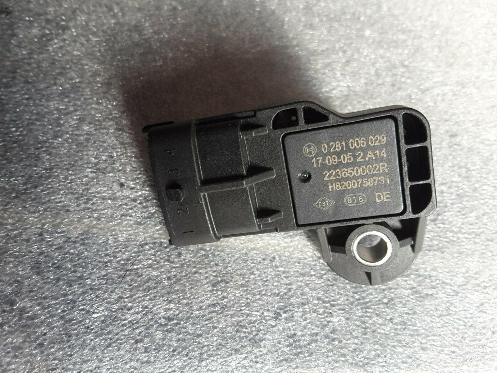 Sensor de presión de aire Original Bosch Renault 0.9/1.2/1.4 TCE 223650002R, 0281006029.
