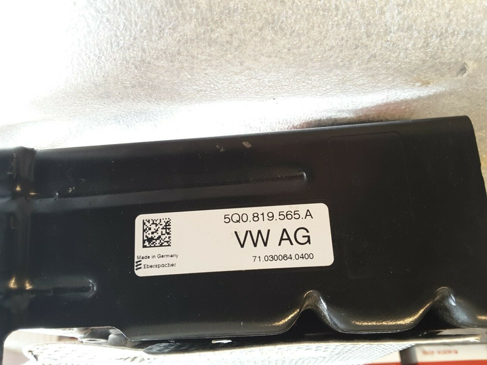 Calentador de alta voltaje original. VW Golf VII 7 5G GTE Audi A3 8V E-Tron Hybrid 5Q0819565A NUEVO.