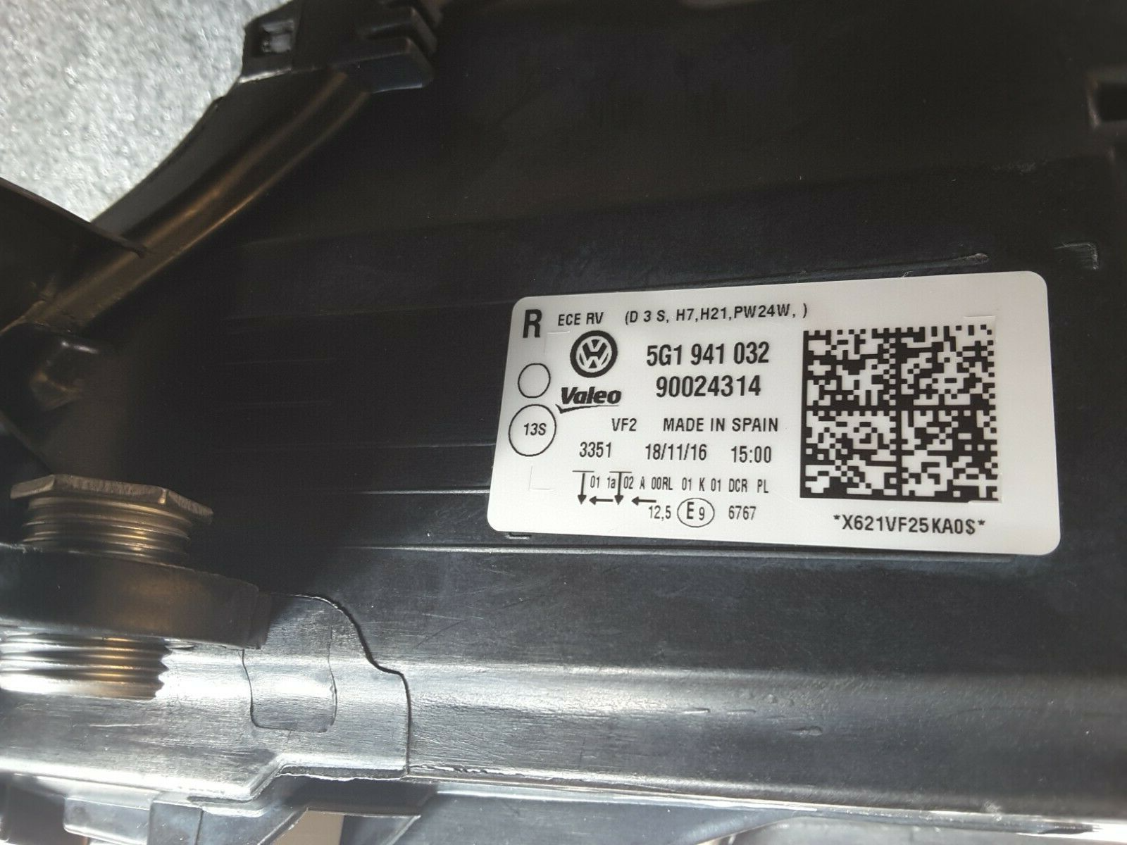 Xenonscheinwerfer Original VW Golf Rechts 5G1941032 Neu