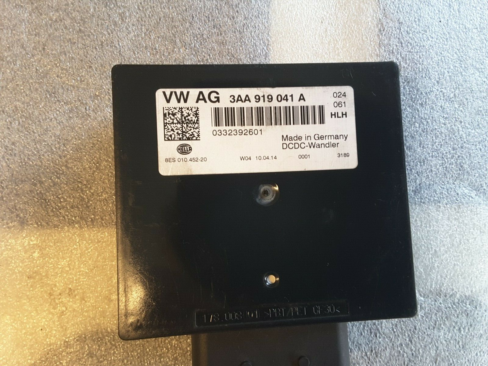 Spannungsstabilisator DC-DC-Wandler Original VW Altea 5P 3AA919041A NEU