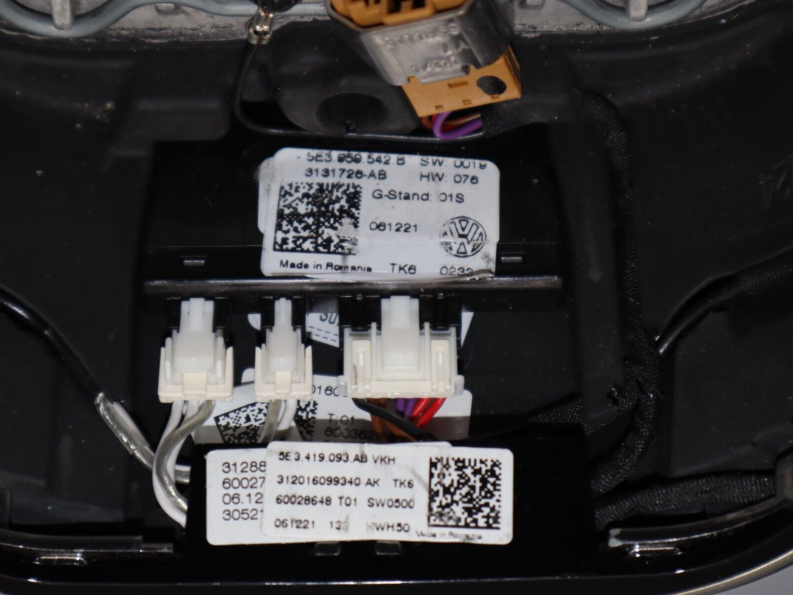 Volante multifunción de cuero Original Skoda Octavia IV 5E 5E3419093AB Nuevo.