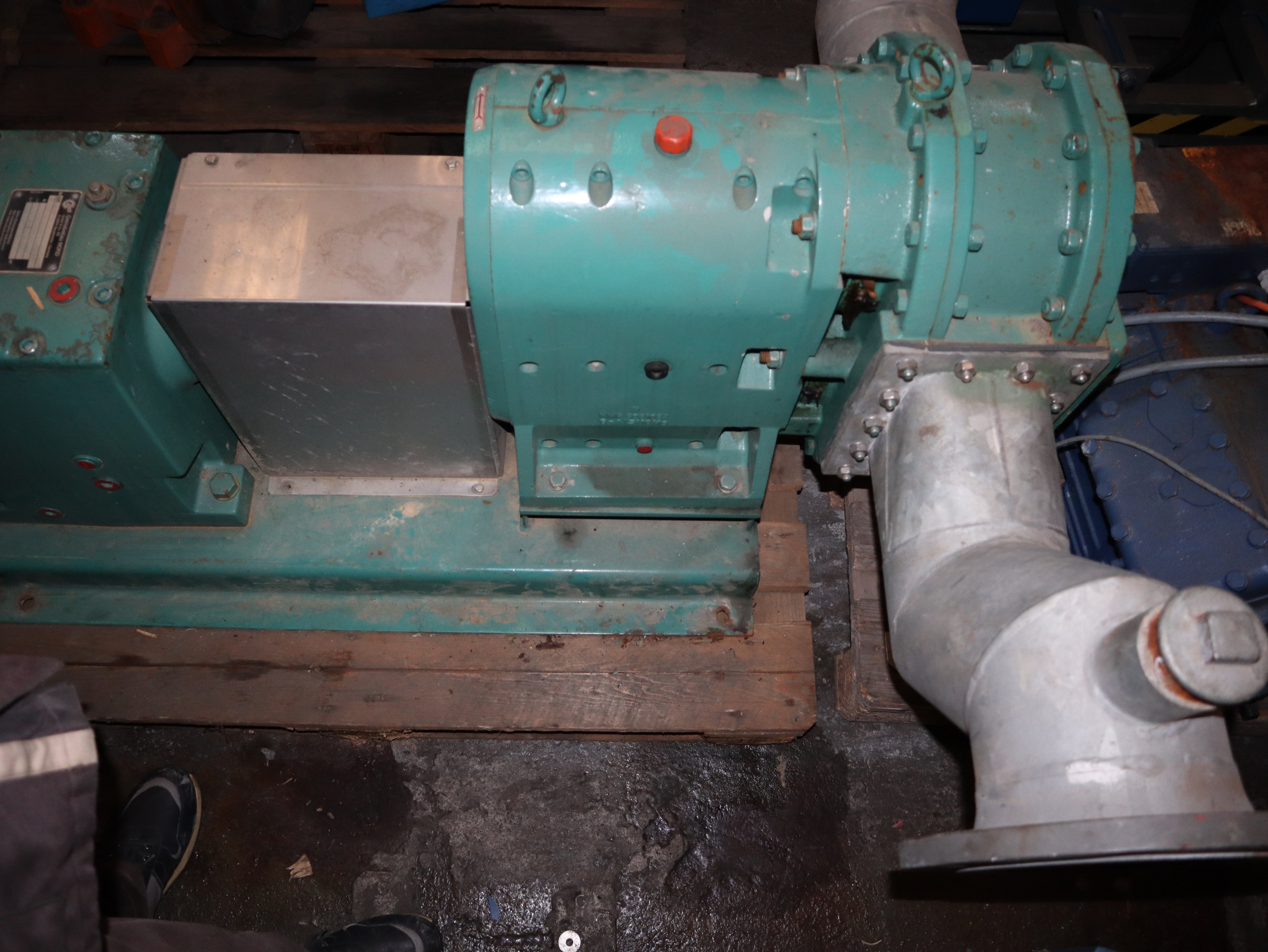 Wasserpumpe Nettzsch Mohnpumpen mit Nord Getriebebau SK 62-180 LX/4 IF