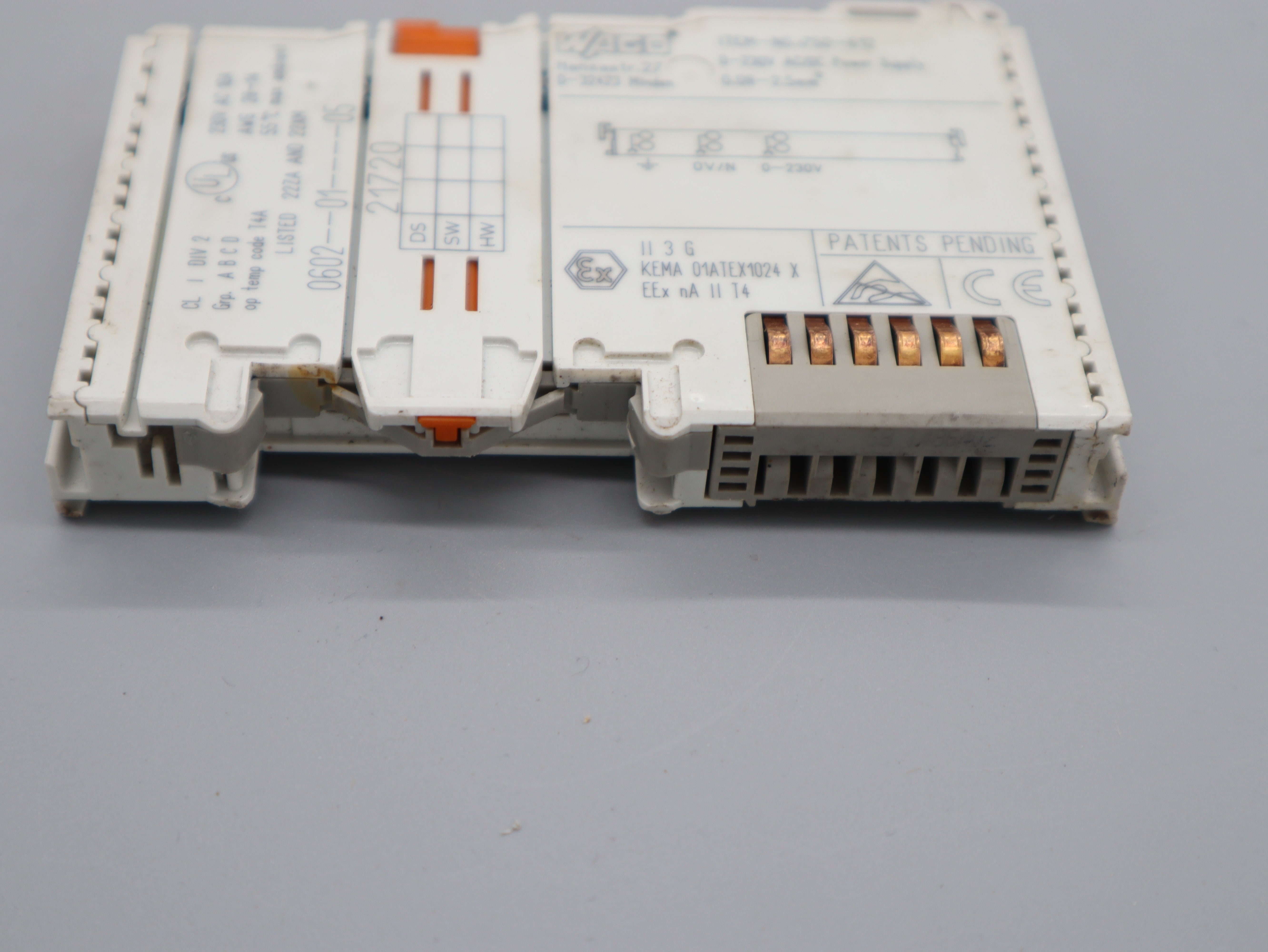 Wago 750-612 Potentialeinspeisung 0-230V AC/DC Power Supply