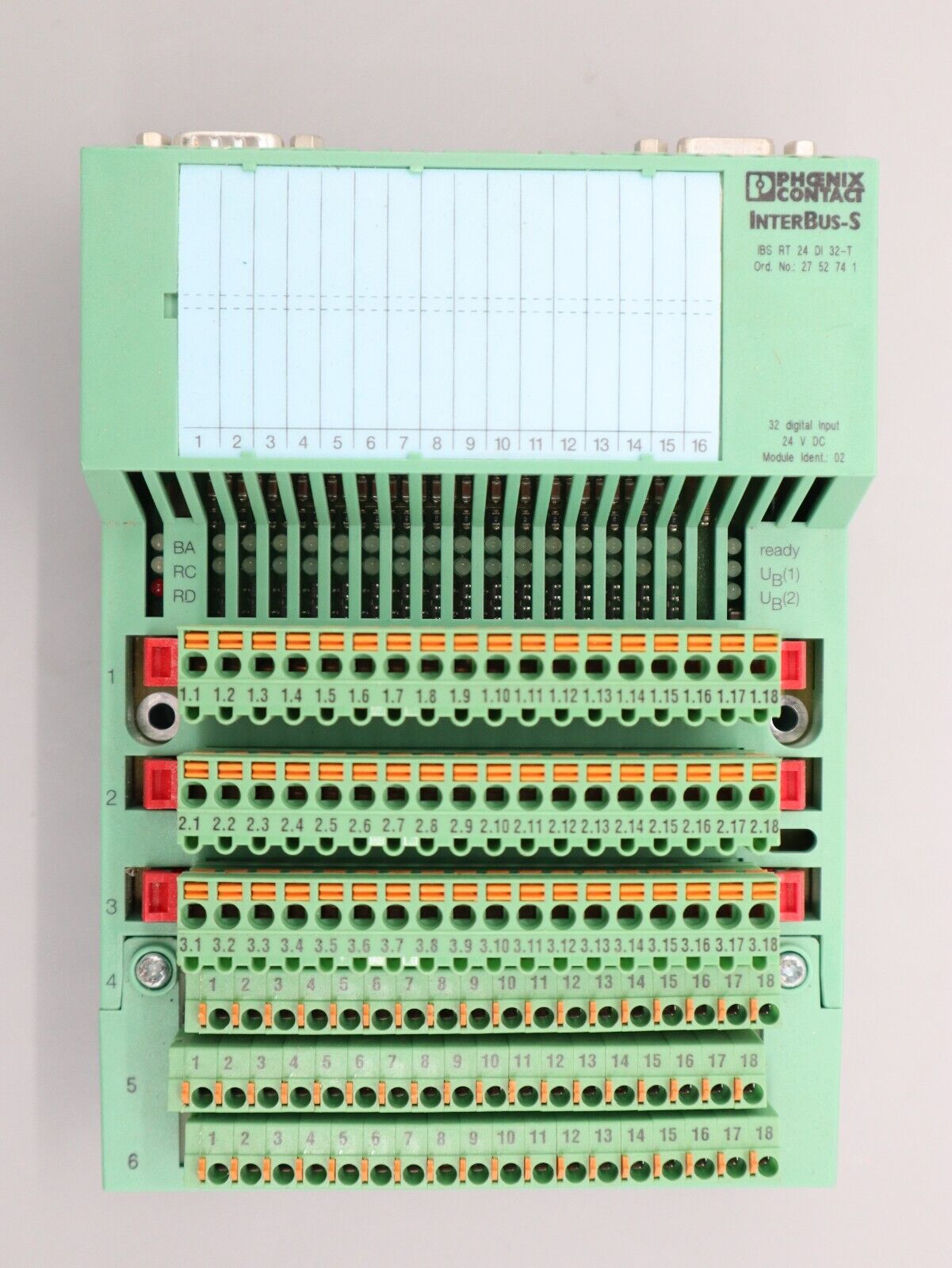 Phoenix Contact Digital-Eingabemodul IBS RT 24 DI 32-T I/O module 2752741