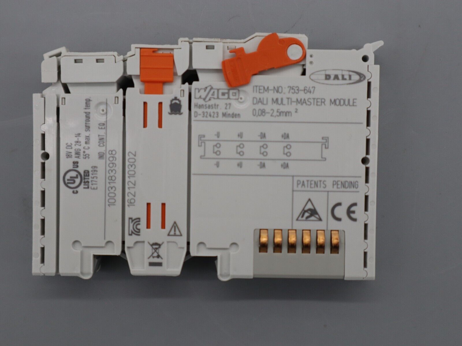 Wago Modul DALI-Multi-Master 753-647 Module WAGO I/O System DALI-Interface