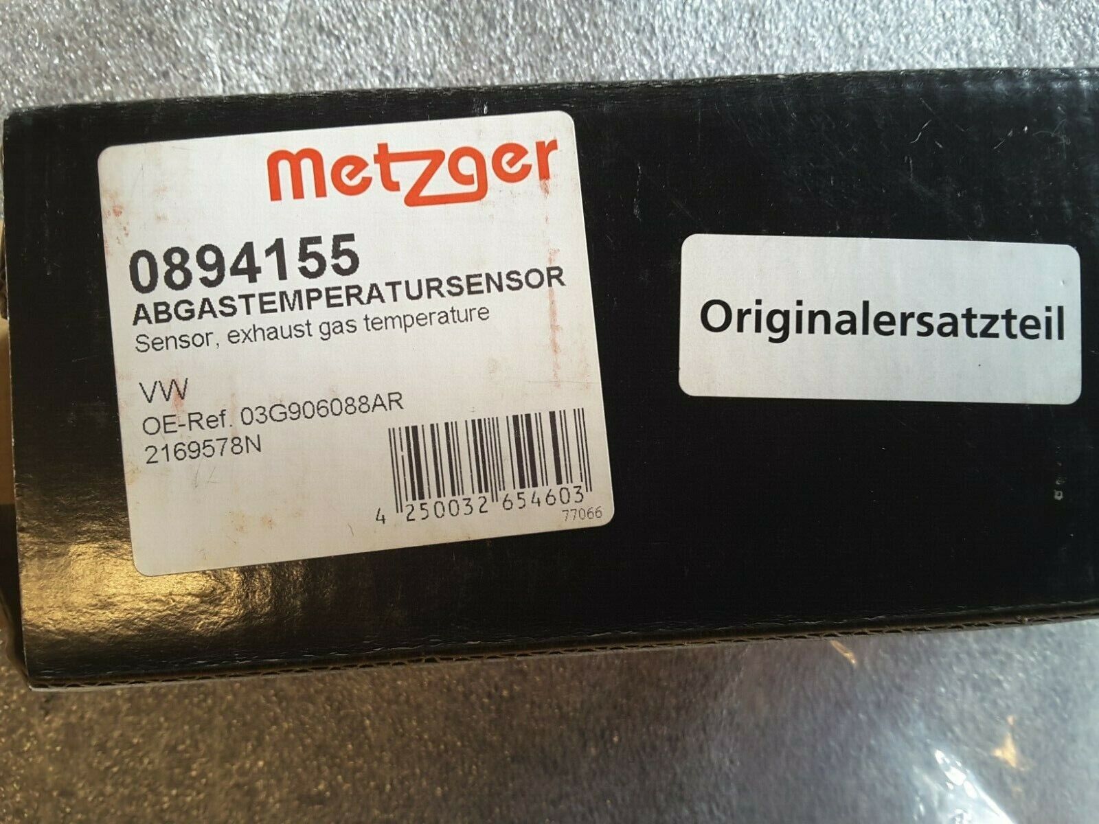 Exhaust gas temperature original METZGER sensor, 0894155 for VW NEW.