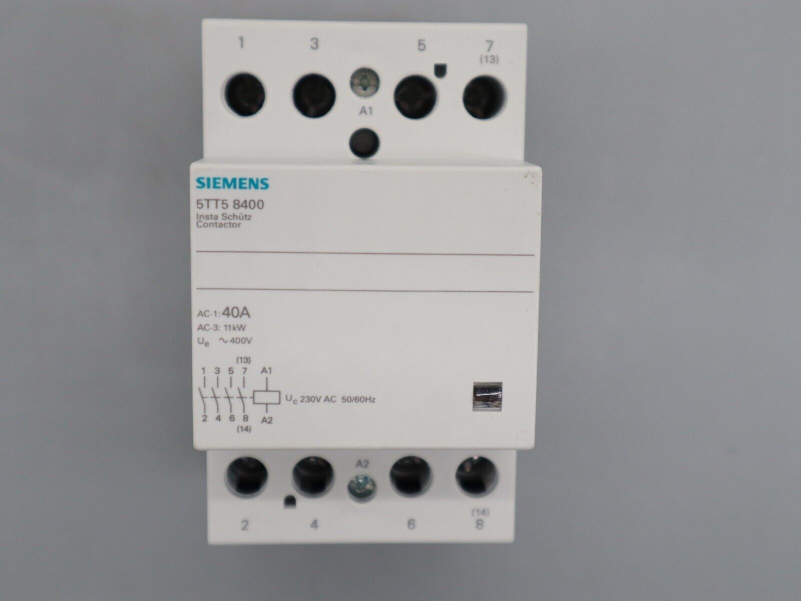 Siemens Schütz 40A 230V 4 Schließer 5TT5 8400 Installationsschütz Neu