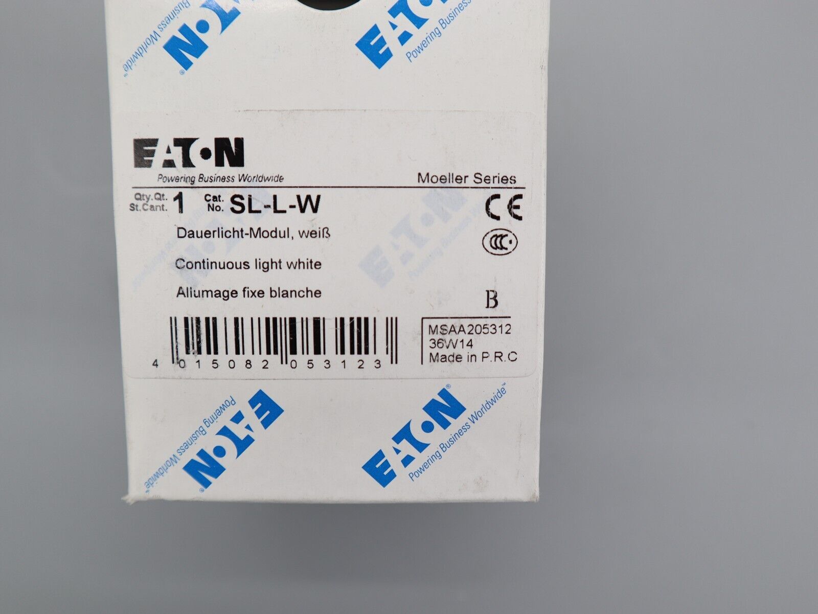 Eaton Dauerlicht Modul  weiß SL-L-W  205312 OVP Neu