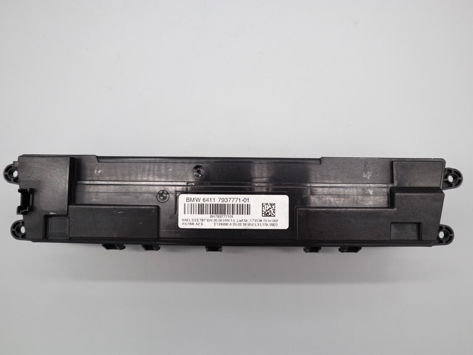 Automatic climate control control unit original BMW I8 Coupe 64117937771-01, 61317937771