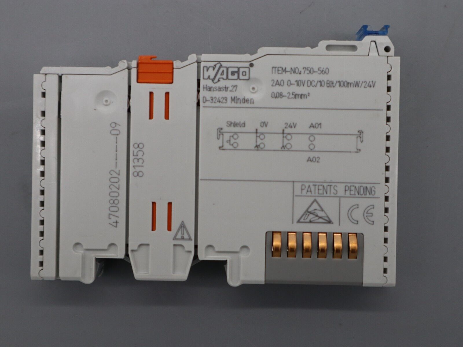 Wago   Feldbus-Modul  Analoges Ausgangsmodul  750-560