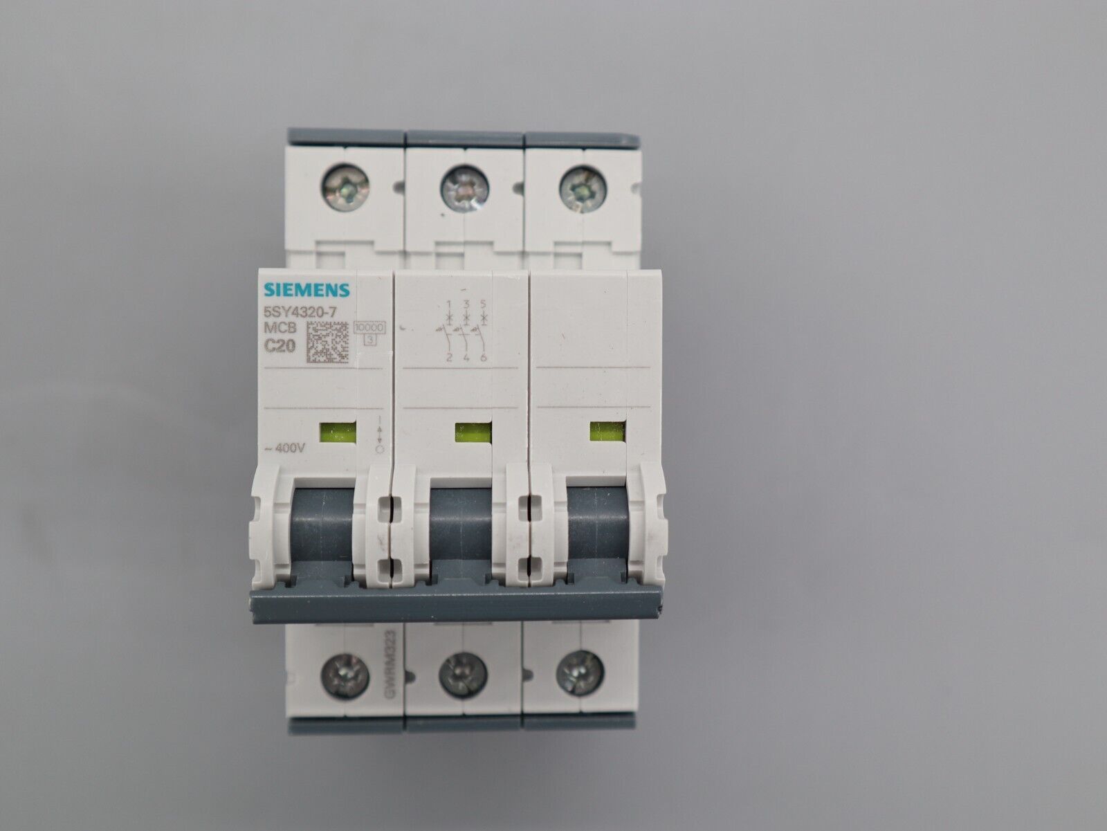 Siemens Typ C Leitungsschutzschalter 400V, 3-polig - 16A 5SY4320-7