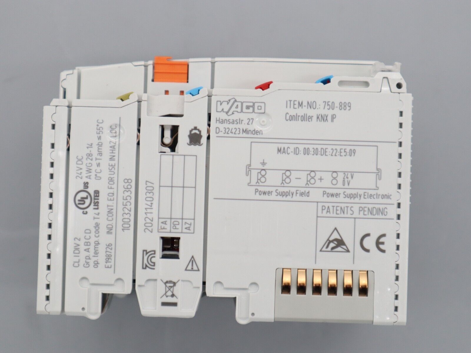 Wago Controller KNX IP 750-889