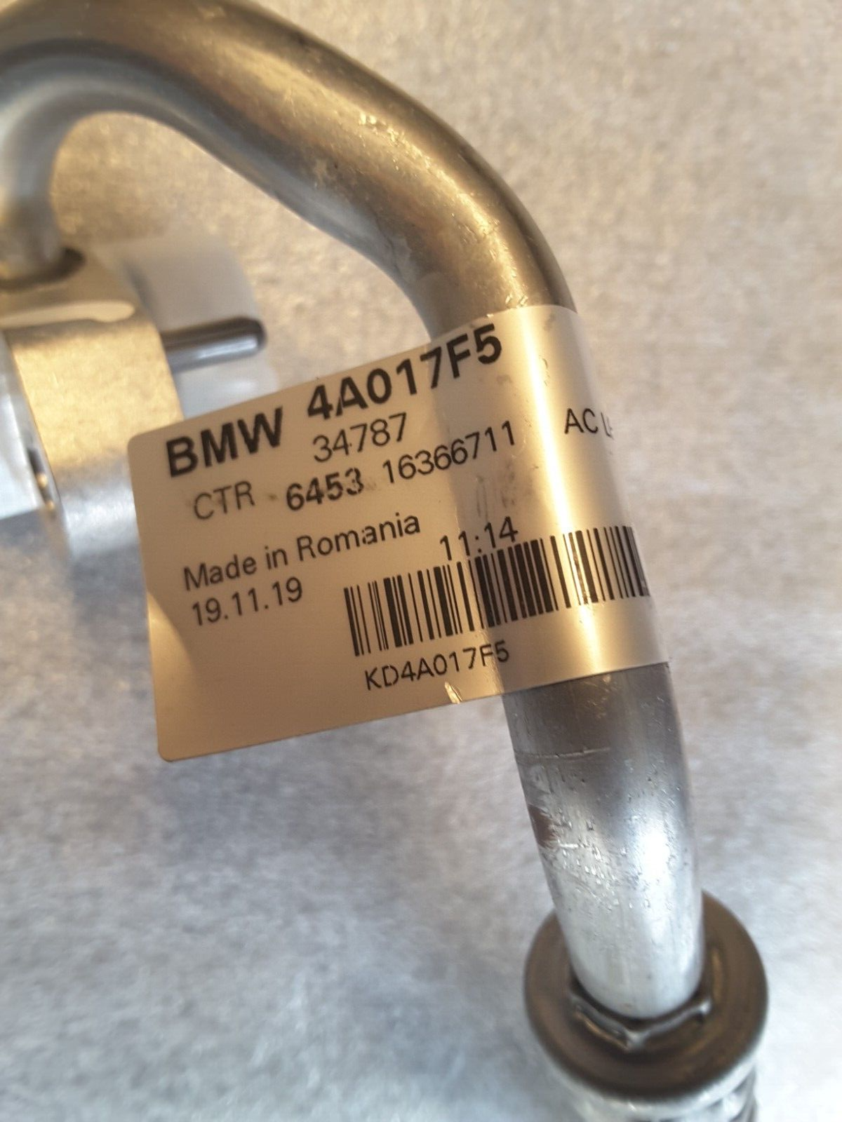 Klimaleitung Klimaschlauch Original BMW 3 G20 330 e Plug-in-Hybrid 4A017F5