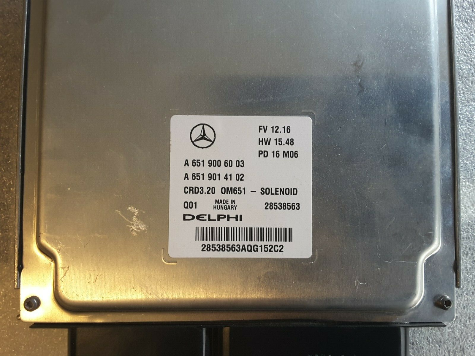 Engine control unit original Mercedes-Benz Sprinter W906, A6519006101 NEW.