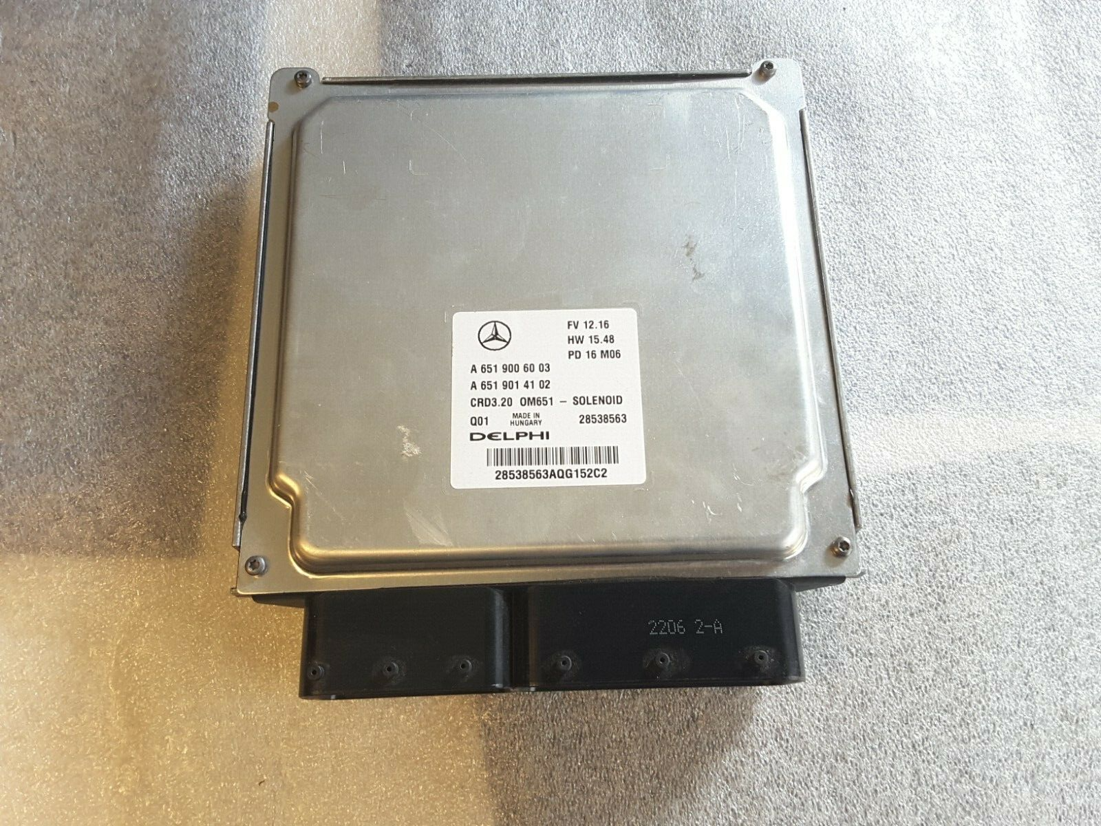 Engine control unit original Mercedes-Benz Sprinter W906, A6519006101 NEW.